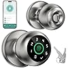 Fingerprint and Keypad Input Smart Door knob
